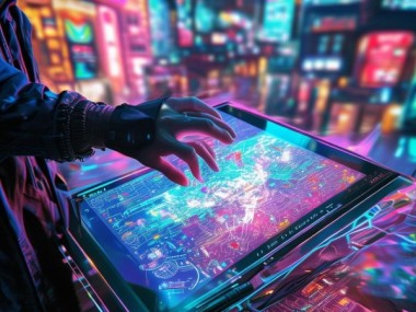 插画艺术与科技创新，无限未来